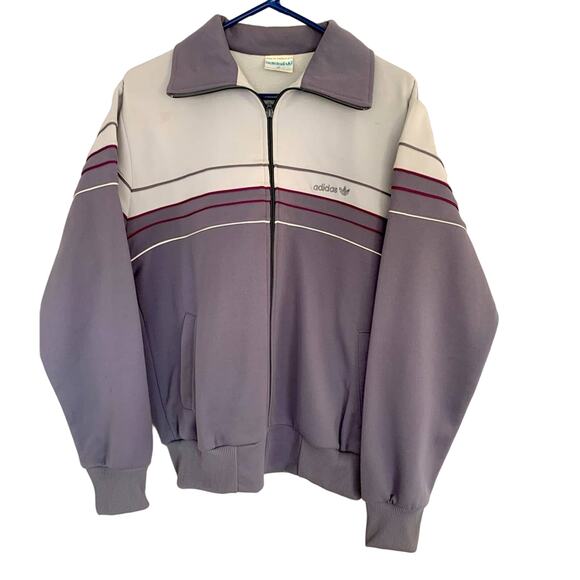 80’S 90’S VINTAGE ADIDAS MENS TRACK JACKET SIZE MEDIUM THROWBACK COLORWAY